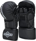 MMA Gloves Sparring Grappling Hybrid Open Palm Mitts - Versatile
