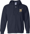 UGP Campus Apparel NCAA Team Color Full Zip Hoodie - Comfortable Fan