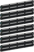 CAT5e Patch Panel 48-Port 2U Rackmount - Reliable Gigabit Performance