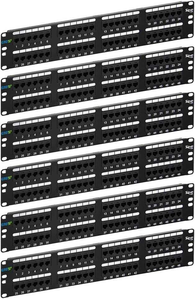 ICC CAT5e Patch Panel for High-Performance Gigabit Networks