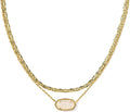 Kendra Scott Elisa Multi Strand Necklace for Women - Versatile Layered