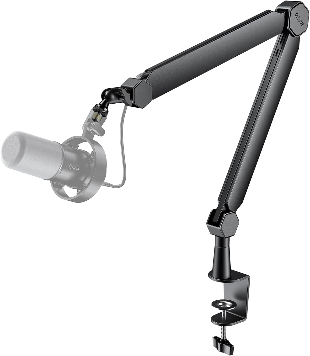 FIFINE Mic Arm Stand for Podcasting and Vocal Recording