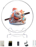 HD 3D Hologram Fan with 700 Videos, Bluetooth Remote - WANTHER