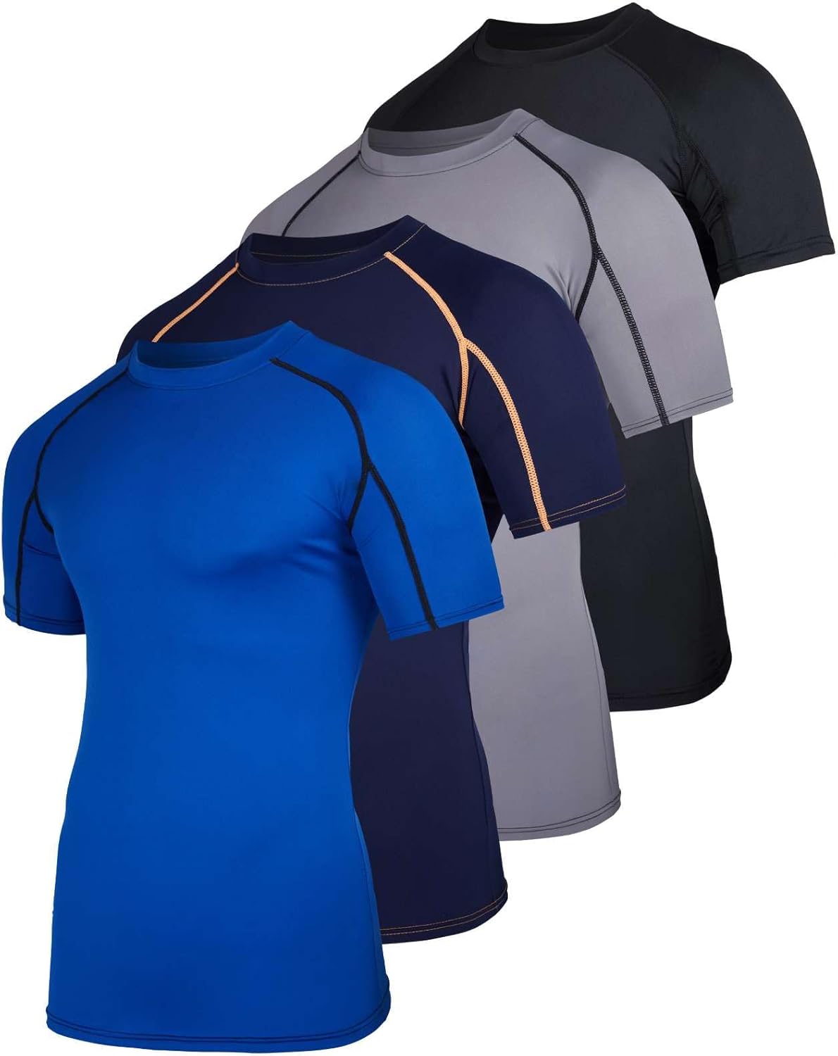 Men's Short Sleeve Compression T-Shirt Base Layer for Athletes