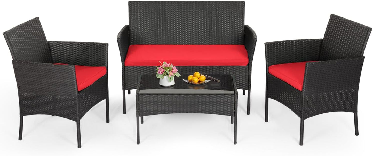 4-Piece Patio Furniture Set for Modern Outdoor Spaces
