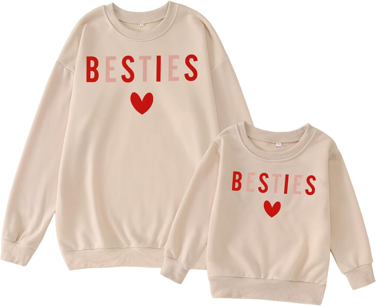 Matching Love Heart Family Sweatshirts by SOFEON