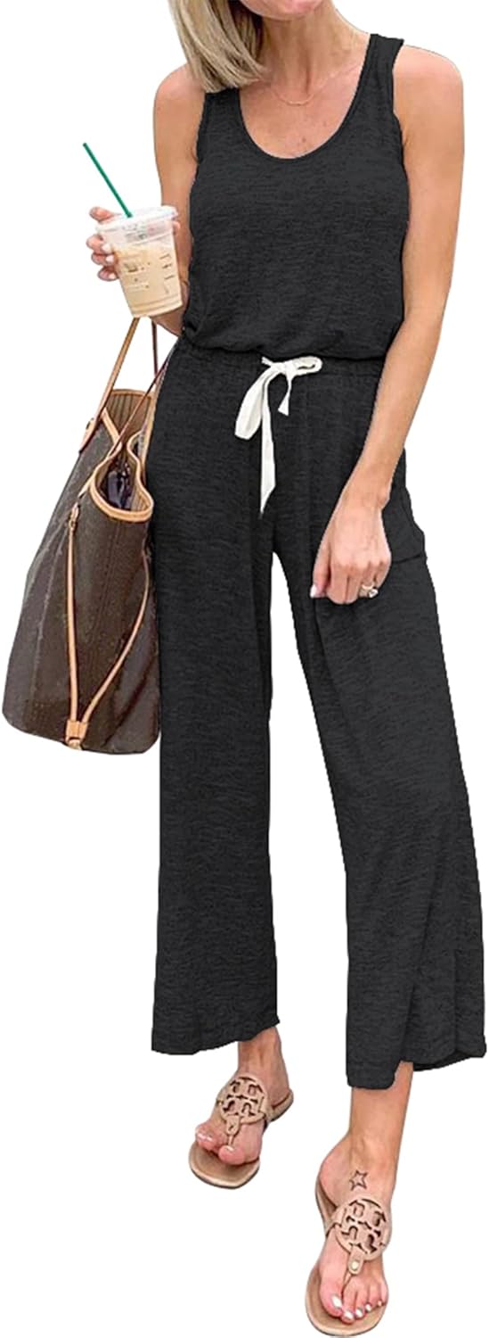 PRETTYGARDEN One Piece Jumpsuits for Women - Summer Casual Style