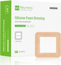 Silicone Foam Dressing 3in x 3in - High Absorbency Wound Dressing