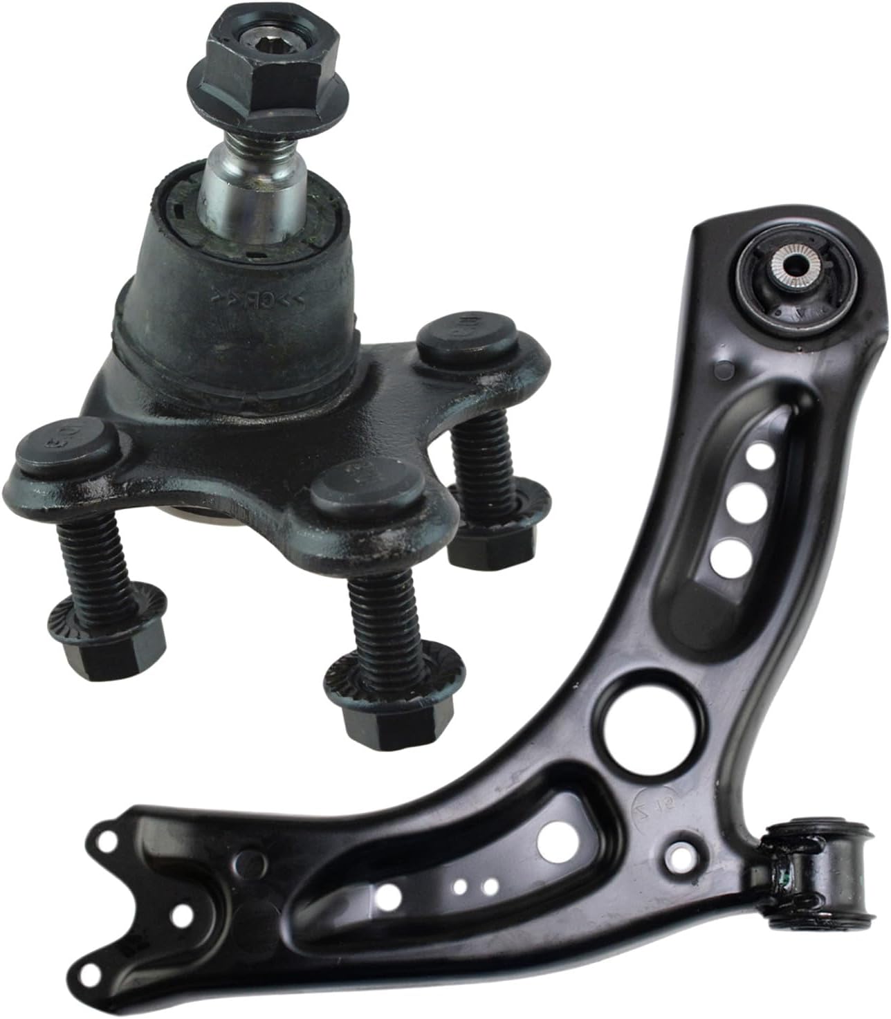 TRQ Front Right Lower Control Arm with Ball Joint for Audi & VW