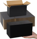 11x6x6 in Shipping Boxes Medium - 30 Pack Black Corrugated
