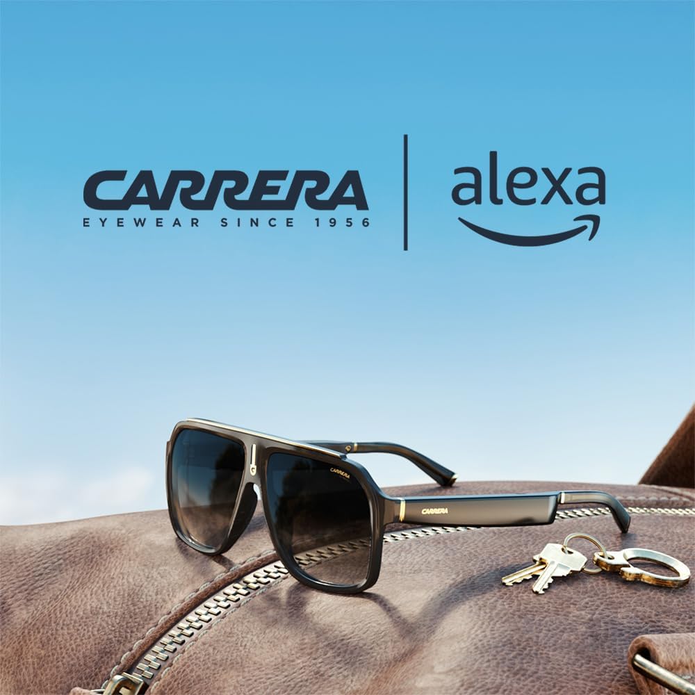 Carrera Smart Glasses with Alexa, Smart Audio & Sunglass Lenses