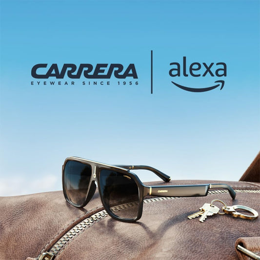 Carrera Smart Glasses with Alexa, Smart Audio & Sunglass Lenses