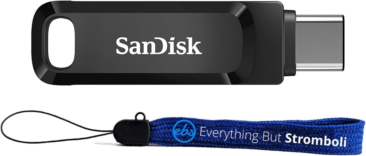 SanDisk Ultra 512GB Dual Drive Go 2-in-1 USB Flash Drive Bundle
