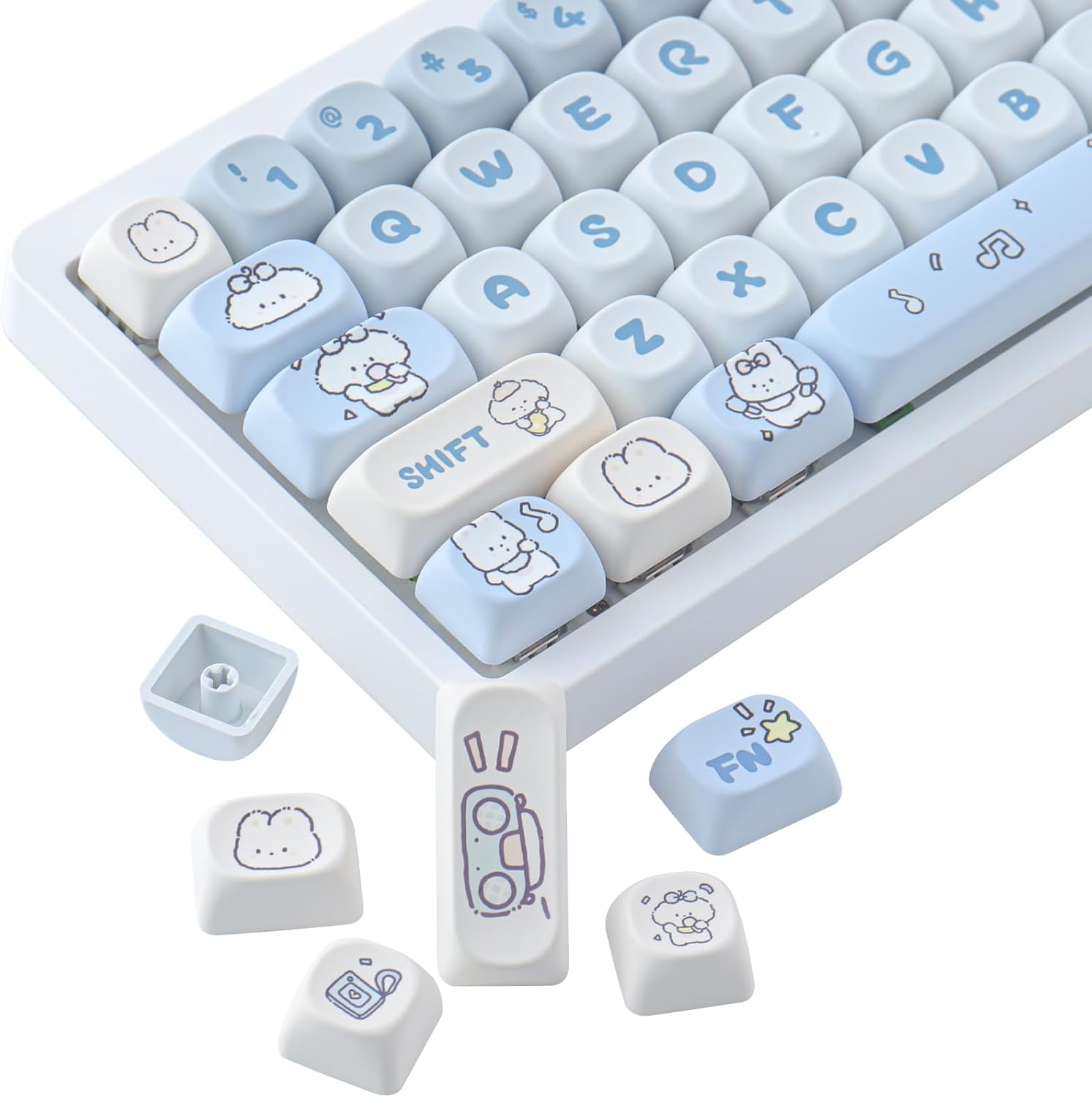 JOMKIZ 139 Keys PBT Keycaps Set for Mechanical Keyboards