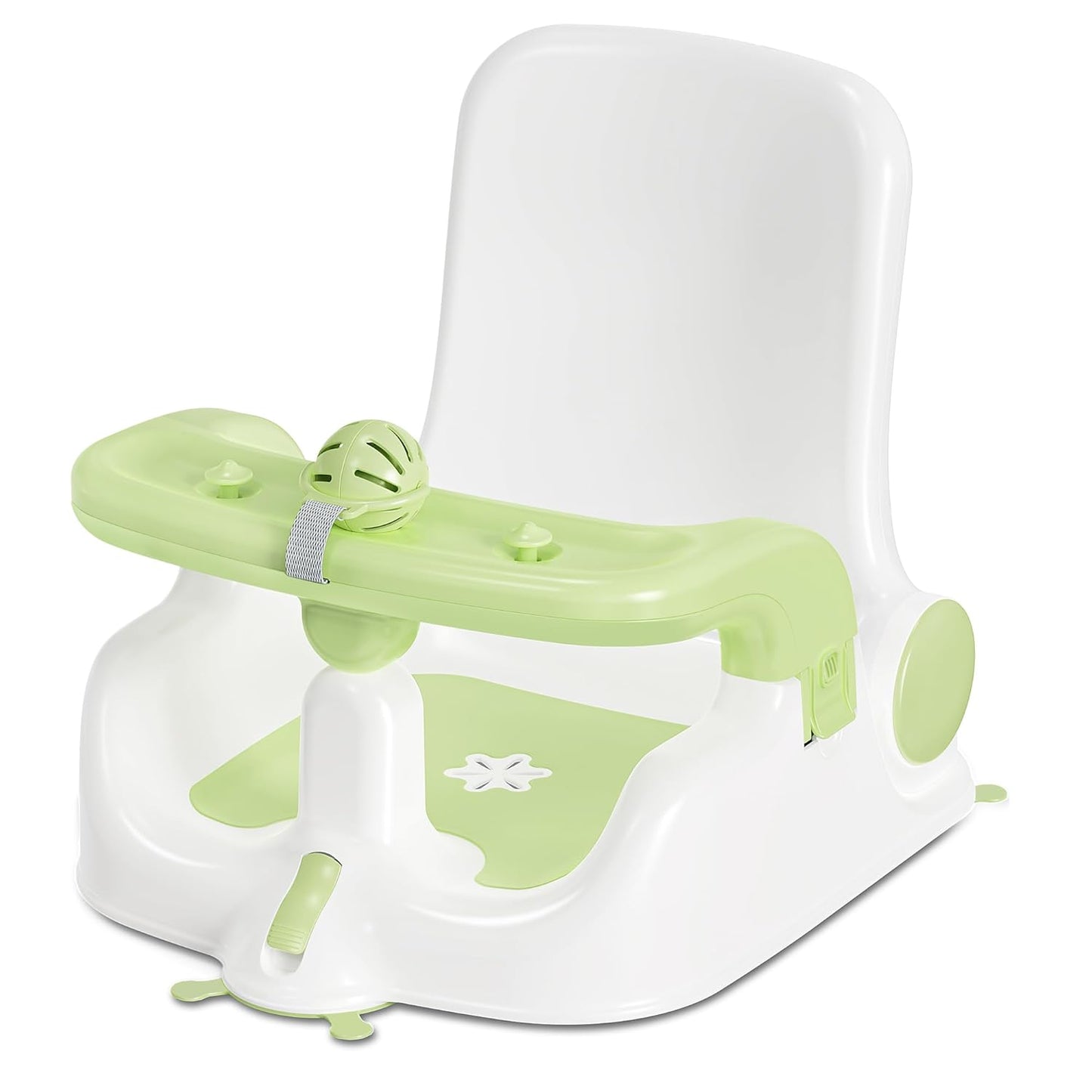 Baby Bath Seat with 2 Modes and Powerful Suction Cups for Safety