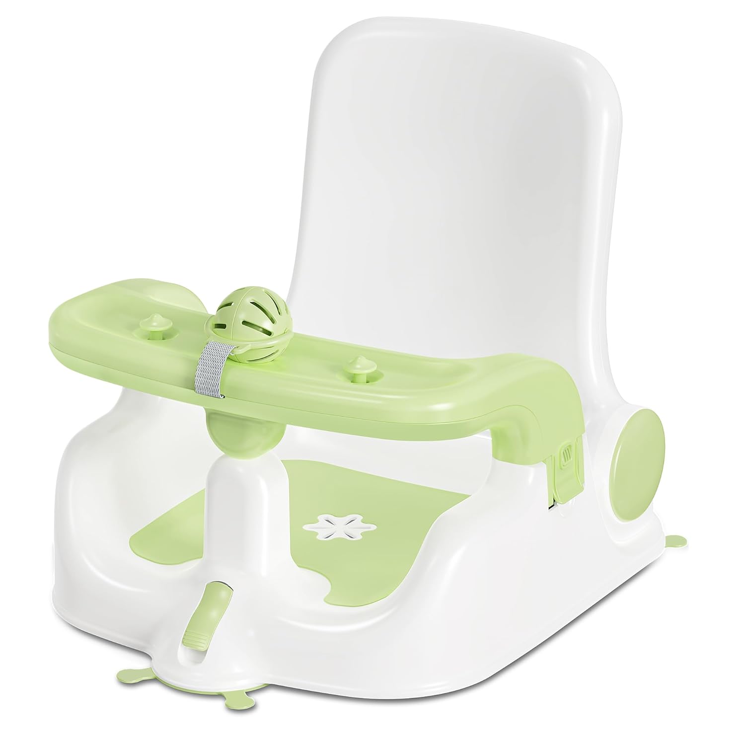 Baby Bath Seat with 2 Modes and Powerful Suction Cups for Safety
