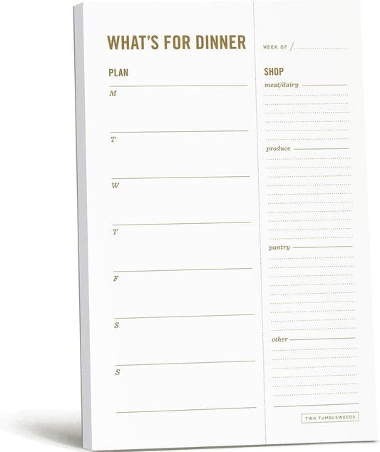 Two Tumbleweeds Meal Planner - Simplify Meal Prep