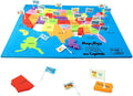 USA Mapology Puzzle | Educational States & Capitals | Ages 5-13 | By Imagimake