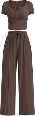 PRETTYGARDEN Women's Summer 2 Piece Outfit for Style and Comfort