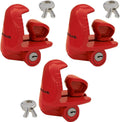 Universal Trailer Coupler Lock 389DAT 3 Pack - Fits 1-7/8in