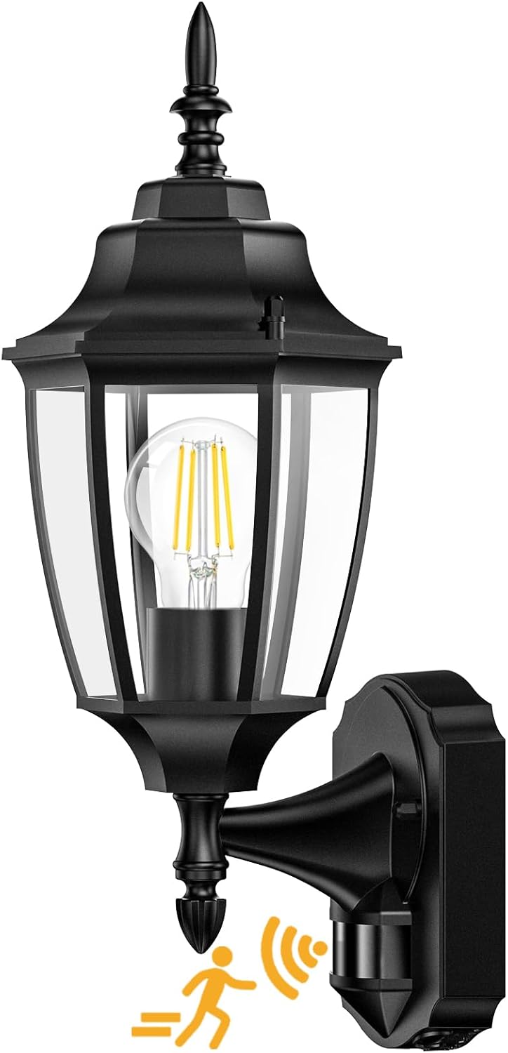 Lamomo Motion Sensor Outdoor Lights for Dusk to Dawn Use