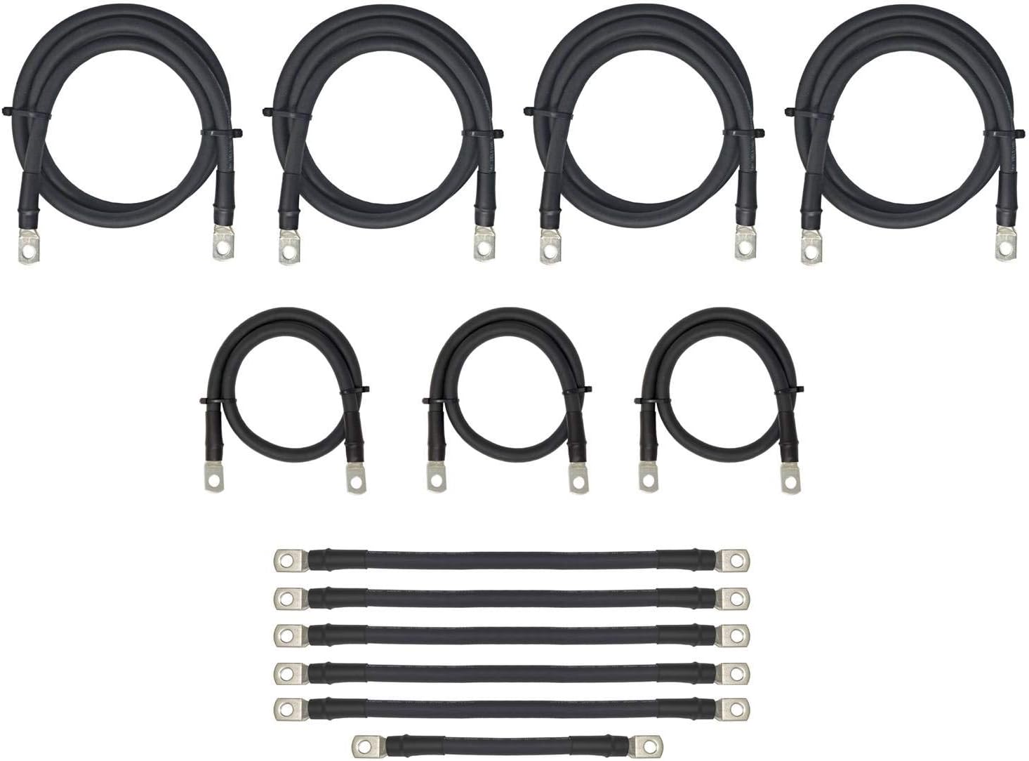 Aftermarket 1/0 Gauge Golf Cart Battery Cables for EZGO TXT