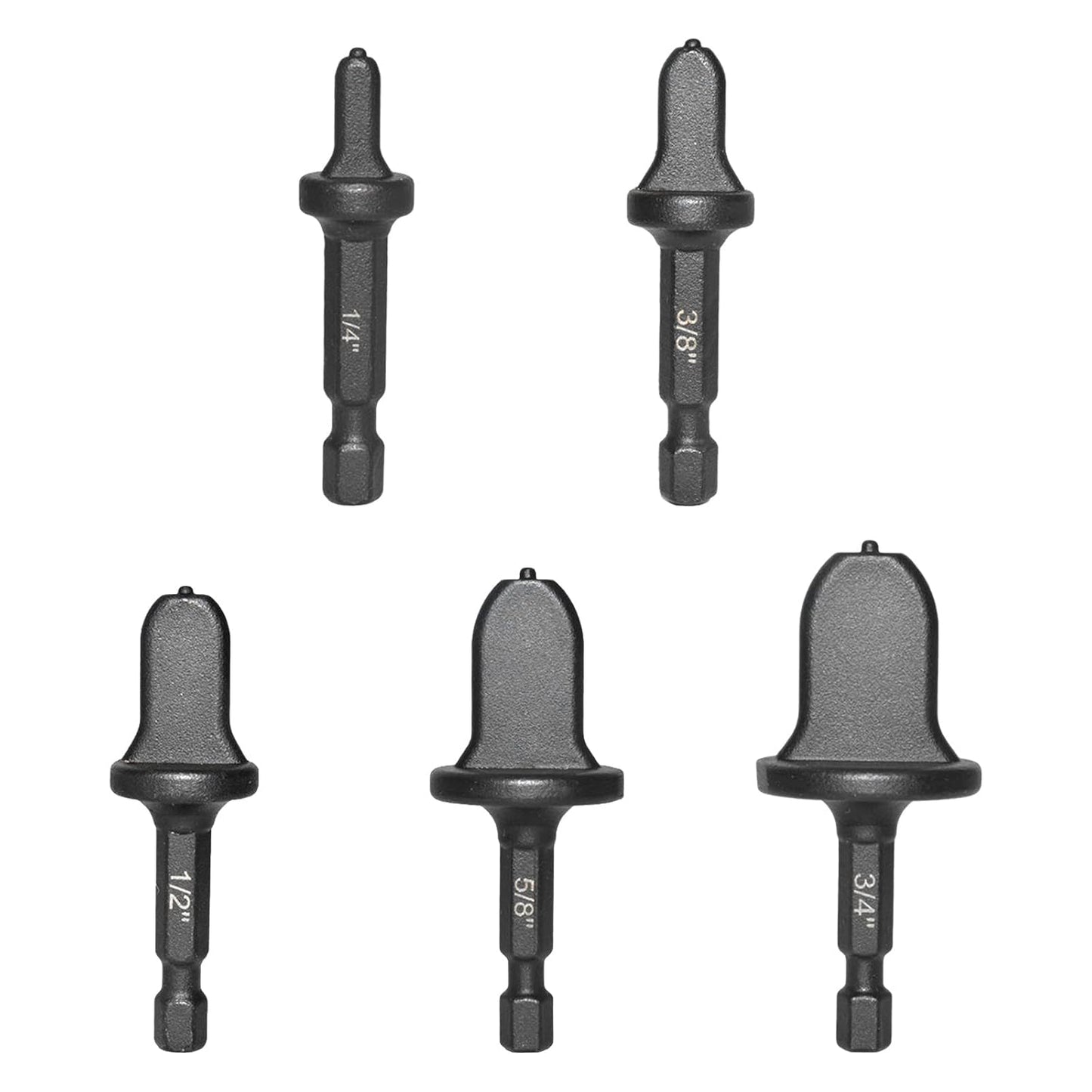 Buulea 5 Pcs HVAC Pipe Swaging Tool Set - Effortlessly Expand Copper Pipes