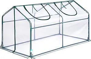 Quictent Portable Mini Cloche Greenhouse for Indoor Outdoor Use