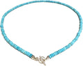 Dainty Turquoise Beaded Necklace for Women - Throat Chakra Balance