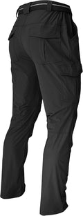 WENRONSTA Men's Hiking Work Cargo Pants - Lightweight Waterproof Fit