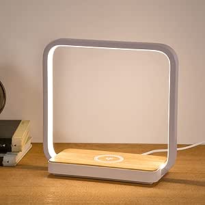 blonbar Bedside Lamp with Qi Wireless Charger and Touch Control