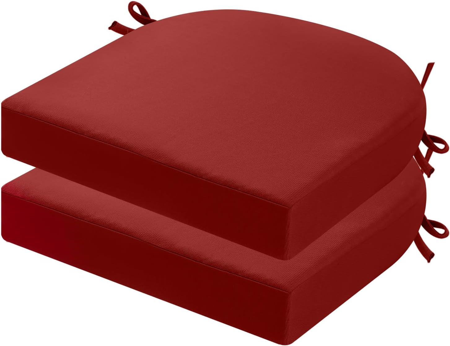 Outdoor Chair Cushions Set of 2, Thick 17in x 17in x 3in