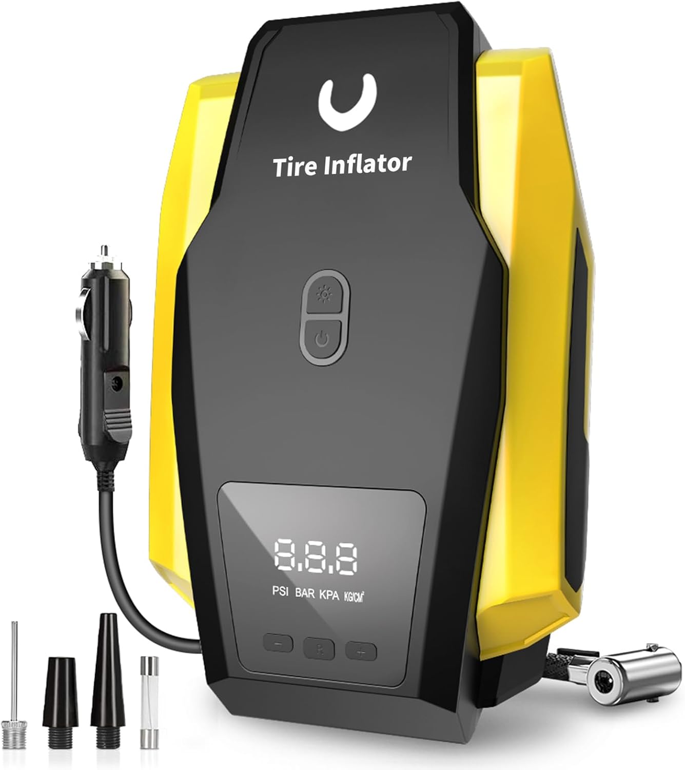 Fast Inflate Anywhere - Powools Portable Tire Pump