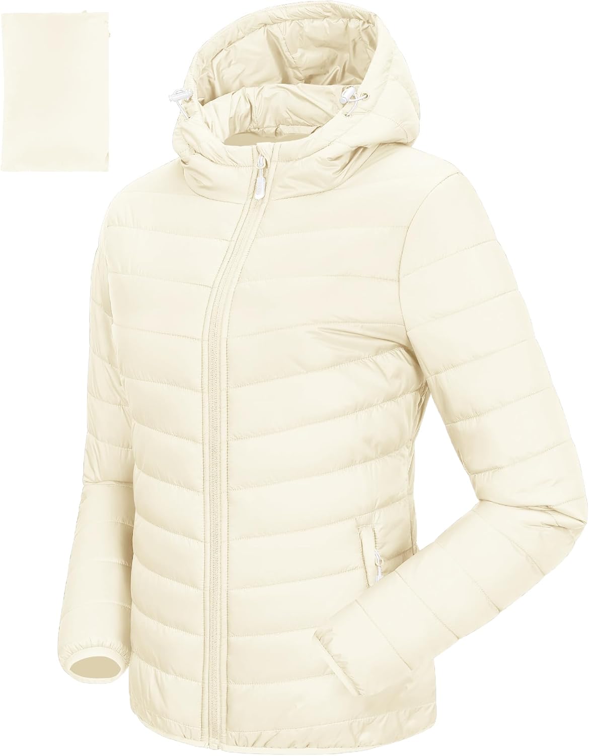 33,000ft Women's Hooded Packable Puffer Jacket for Winter