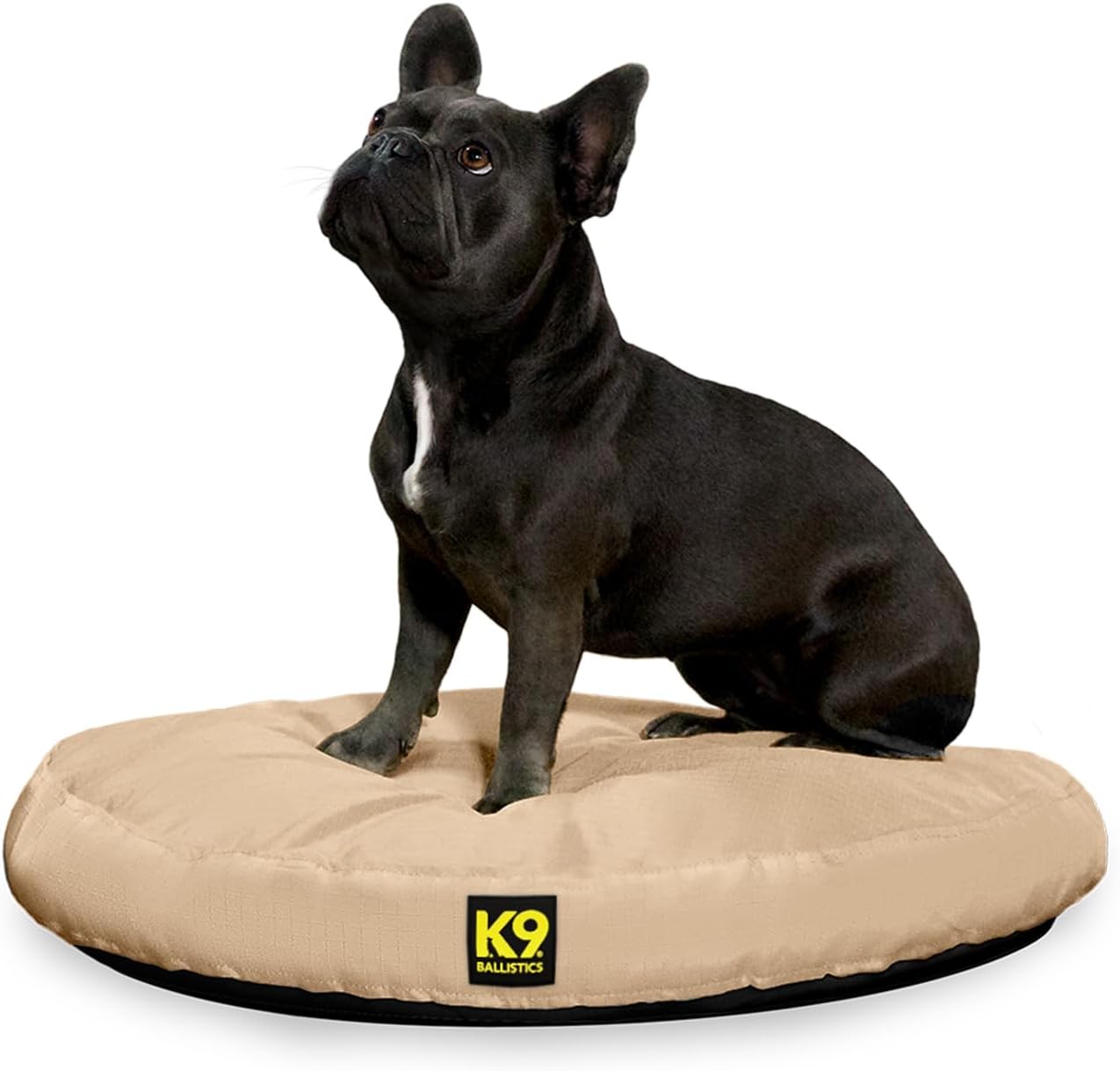 K9 Ballistics Tough Round Nesting Pillow Dog Bed for Comfort