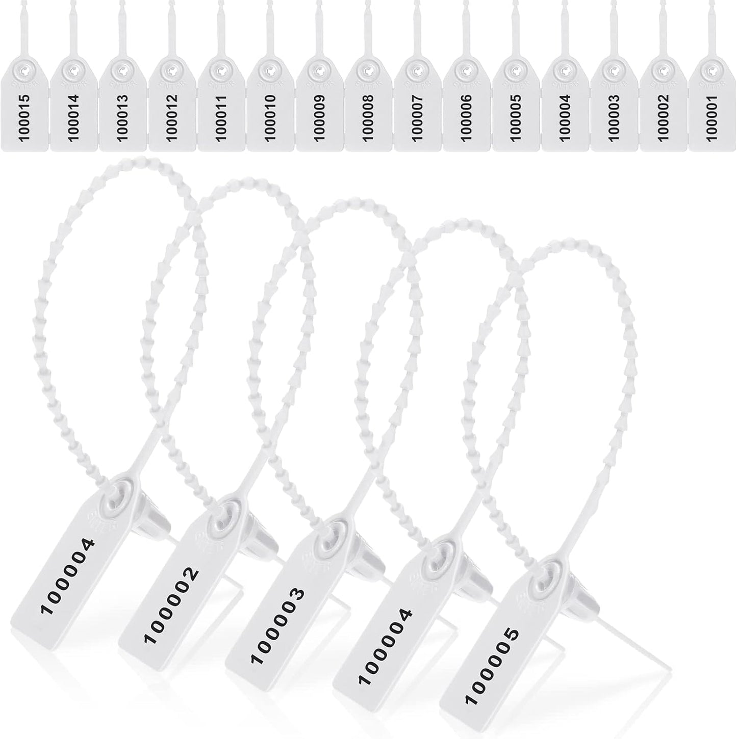 1000 Pcs Plastic Tamper Seals for Fire Extinguisher Safety