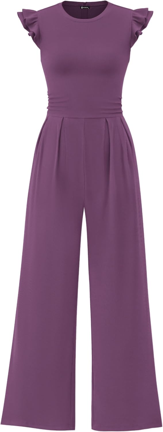 PRETTYGARDEN Summer Jumpsuits for Women Dressy Fashion 2025