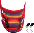 Rainbow Hammock Chair for 330 Lbs, Indoor/Outdoor Swing