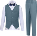 Boys Suits Slim Fit 4 Piece Formal Dresswear Suit (Style RGXP)