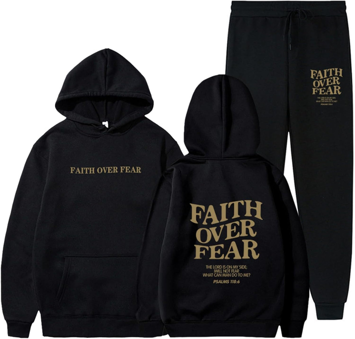 Faith Over Fear Jogger Suit - MYFCLA