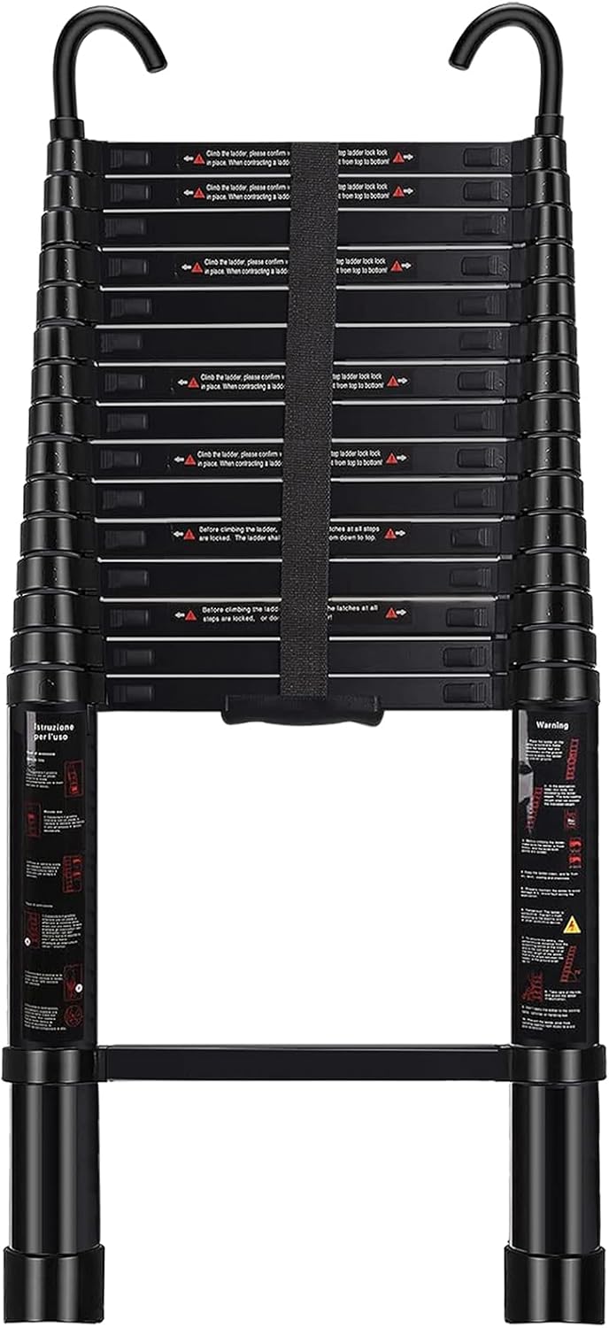 Telescoping Ladder 20 FT - Durable Folding Extension Ladder