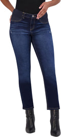 Savi Parker Maternity Jeans Straight Leg High Waist - Flattering Fit