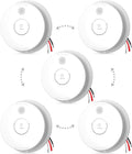 Ecoey Hardwired Smoke Detector Interconnectable 5-Pack - 10 Year Life