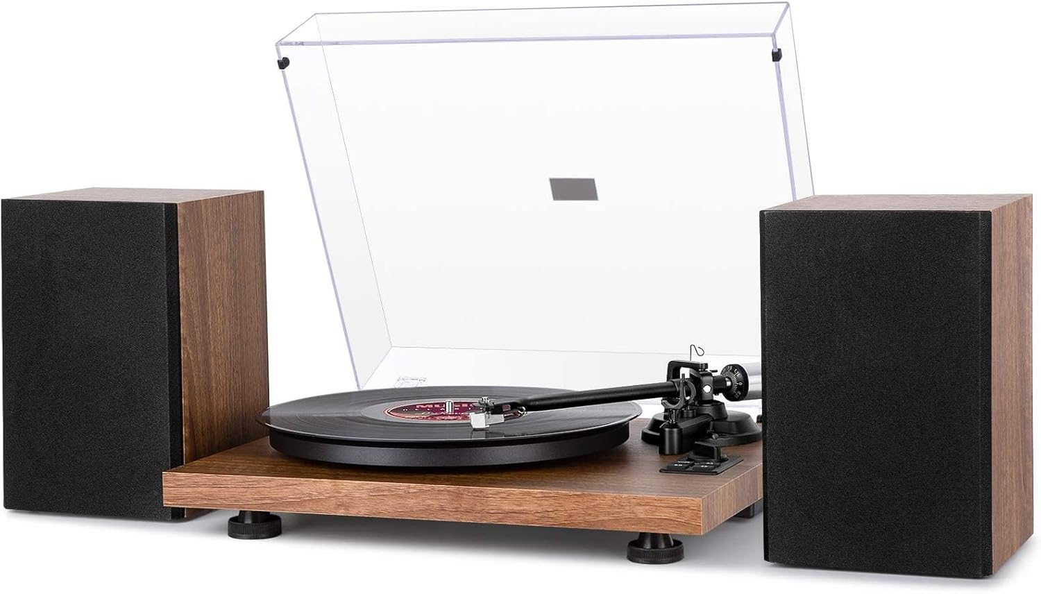 1byone Bluetooth Turntable: HiFi Sound & Vinyl Playback