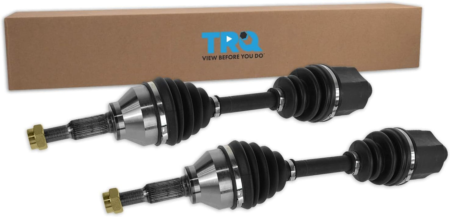 TRQ CV Axle Shaft Assembly Set for Chevrolet and Pontiac Models