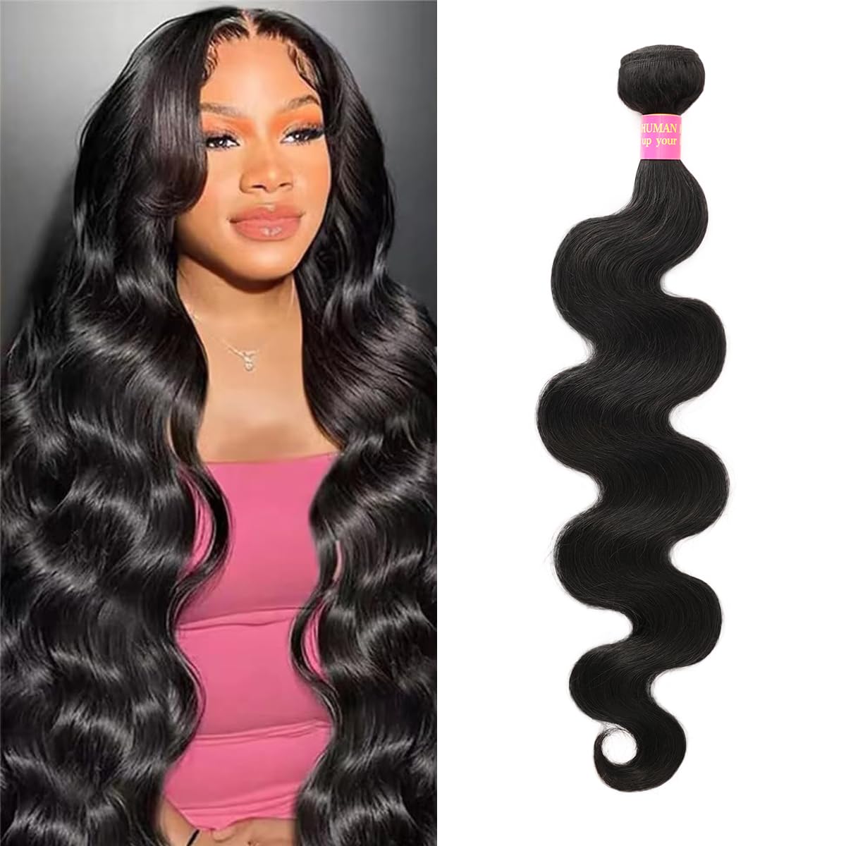 12A Brazilian Virgin Human Hair Body Wave Bundles 22 Inch
