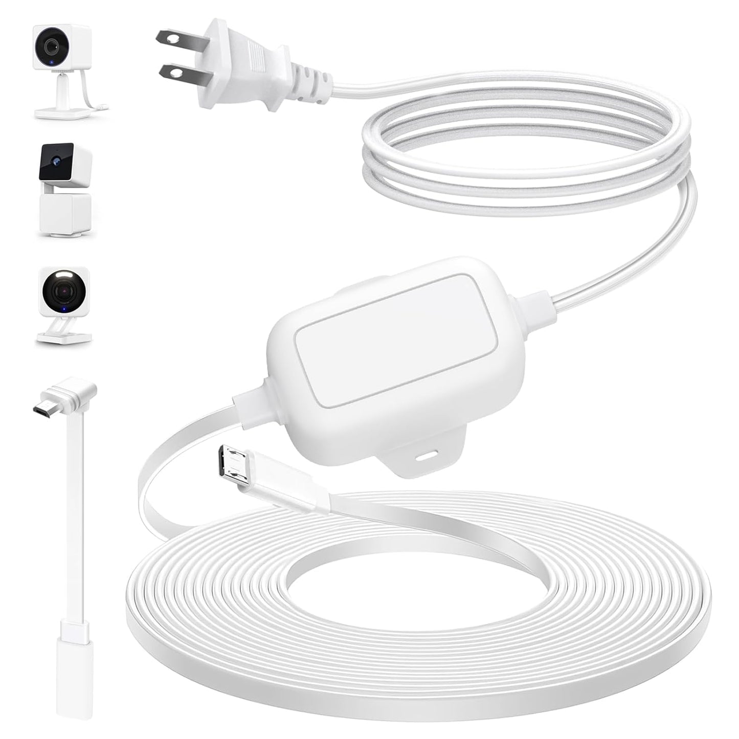 Waterproof 30FT Wyze Cam Extension Cable
