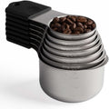 Magnetic Measuring Cups Set Stainless Steel Heavy Duty Metal Measuring