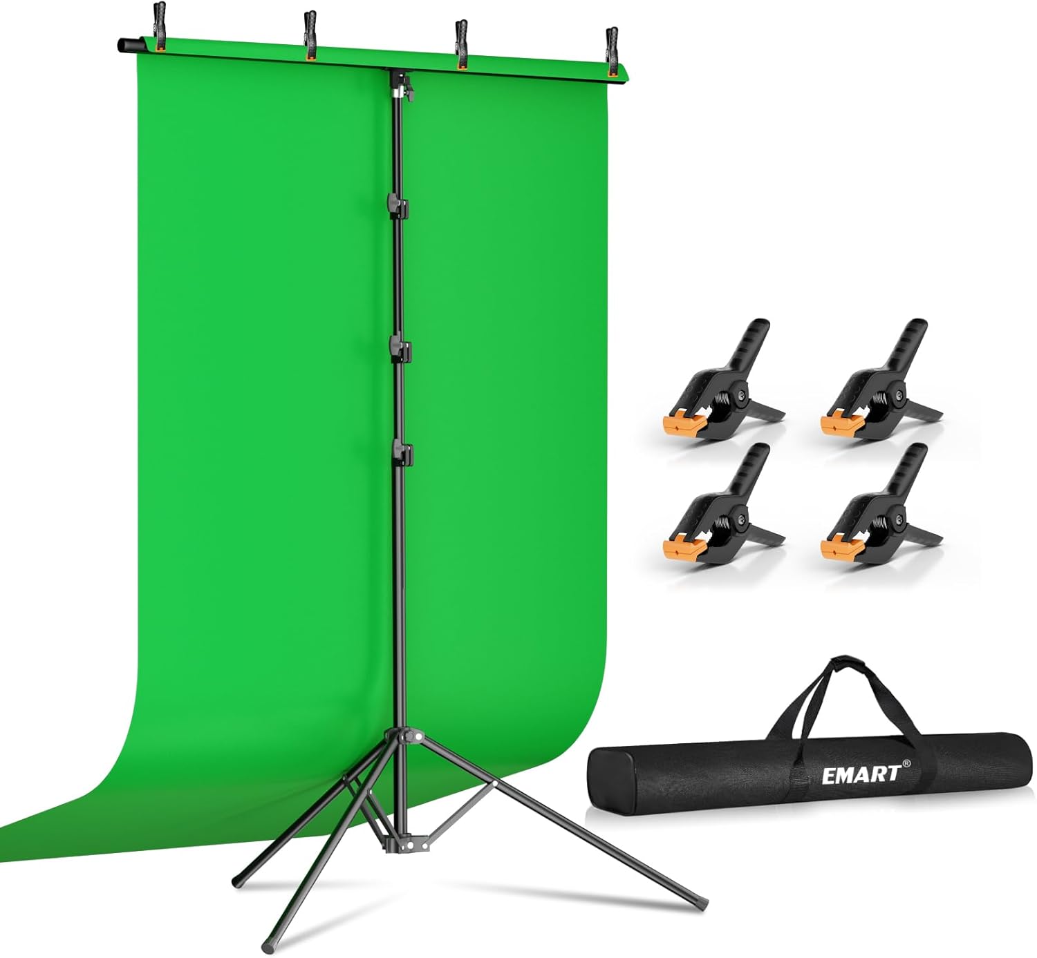 EMART Green Screen Backdrop Kit for Photography and Video