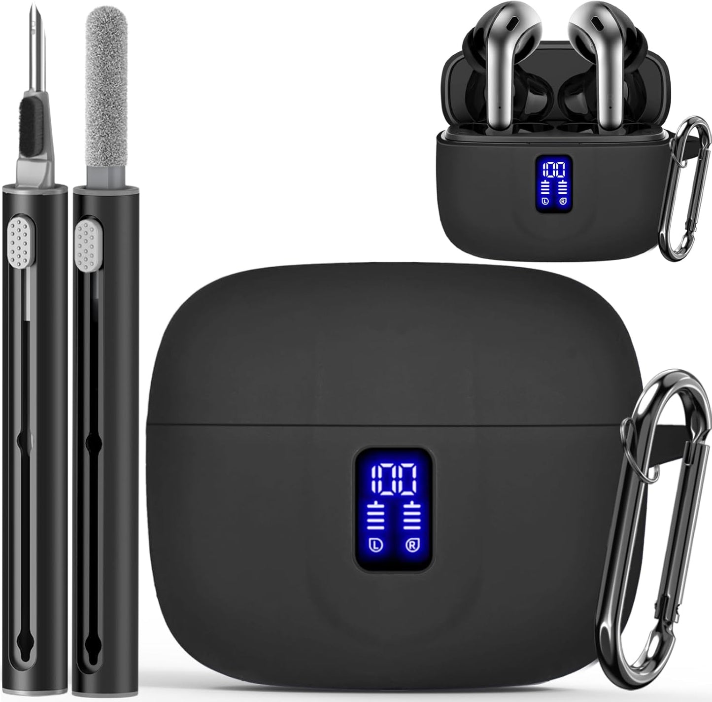 Shockproof Silicone Case for TAGRY X08 - Black